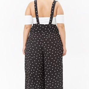 plus size suspender jumpsuit